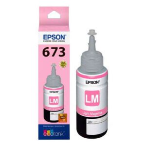 EPSON T673 ORIGINAL LIGHT MAGENTA INK BOTTLE