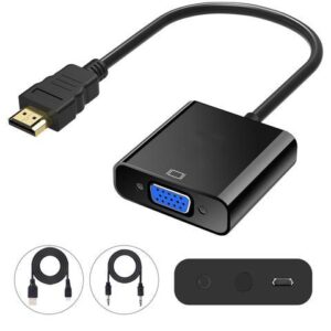 HDMI TO VGA ADAPTOR WITH SOUND