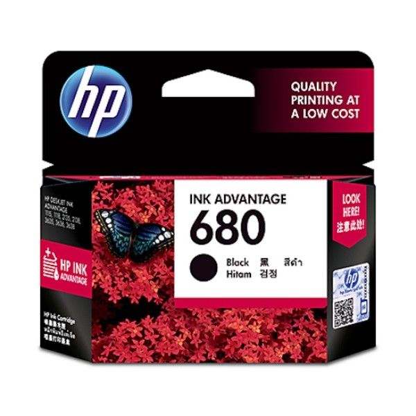 HP 680 BLACK ORIGINAL CARTRIDGE