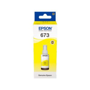 EPSON T673 ORIGINAL INK BOTTLE YELLOW